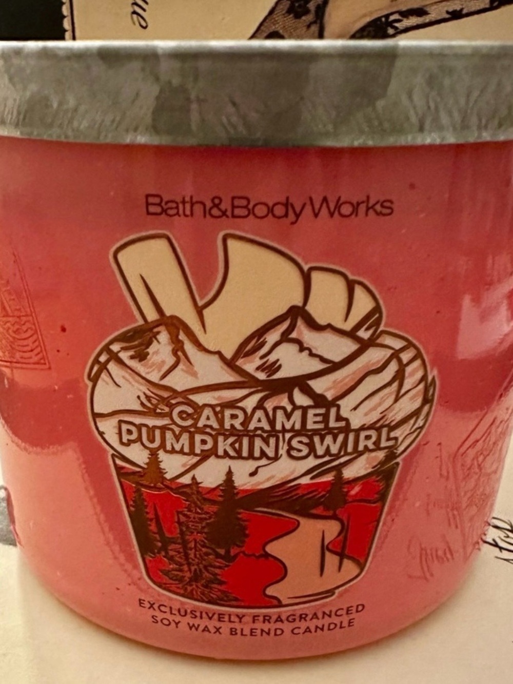 Bath & Body Works Caramel Pumpkin Swirl Scented 3-Wick Candle